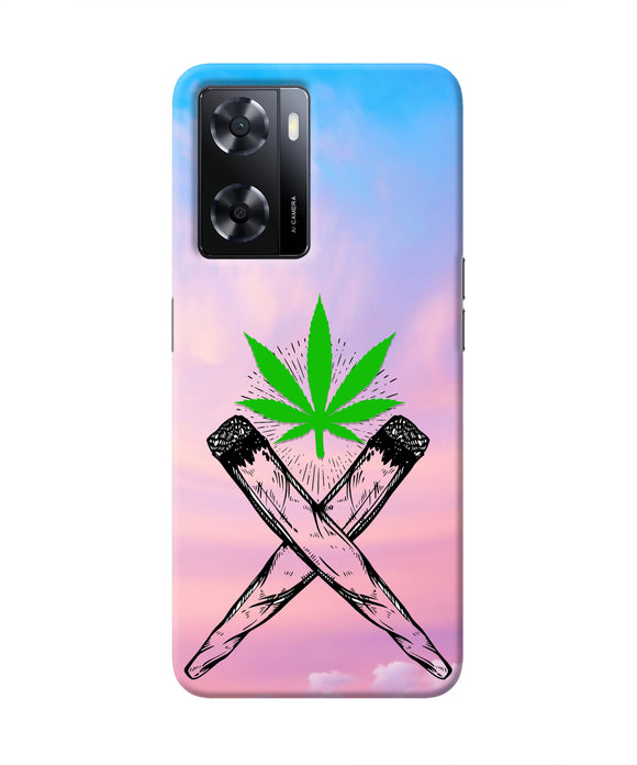 Weed Dreamy Oppo A57 2022 Real 4D Back Cover