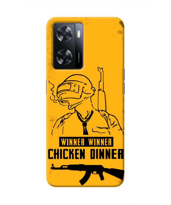 PUBG Chicken Dinner Oppo A57 2022 Real 4D Back Cover