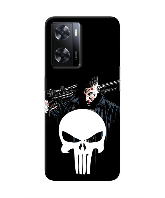 Punisher Character Oppo A57 2022 Real 4D Back Cover