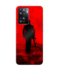 Rocky Bhai with Gun Oppo A57 2022 Real 4D Back Cover