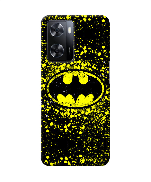 Batman last knight print yellow Oppo A57 2022 Back Cover