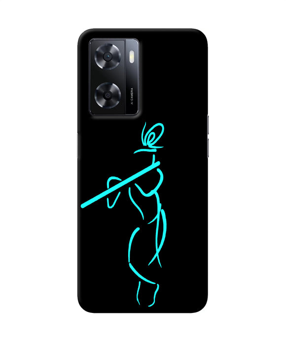 Lord krishna sketch Oppo A57 2022 Back Cover