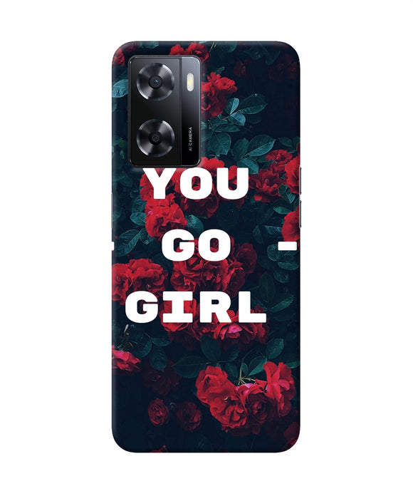 You go girl Oppo A57 2022 Back Cover