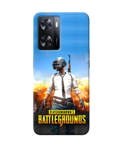 Pubg poster Oppo A57 2022 Back Cover