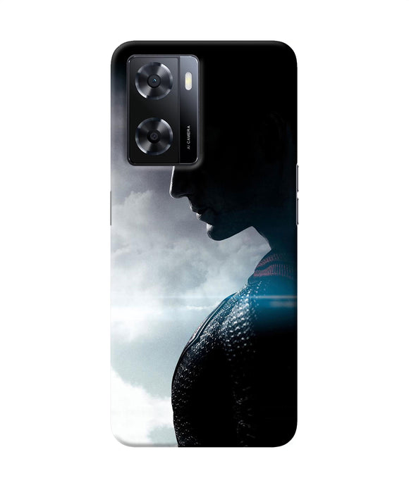 Superman super hero poster Oppo A57 2022 Back Cover