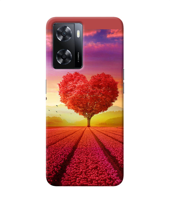 Natural heart tree Oppo A57 2022 Back Cover
