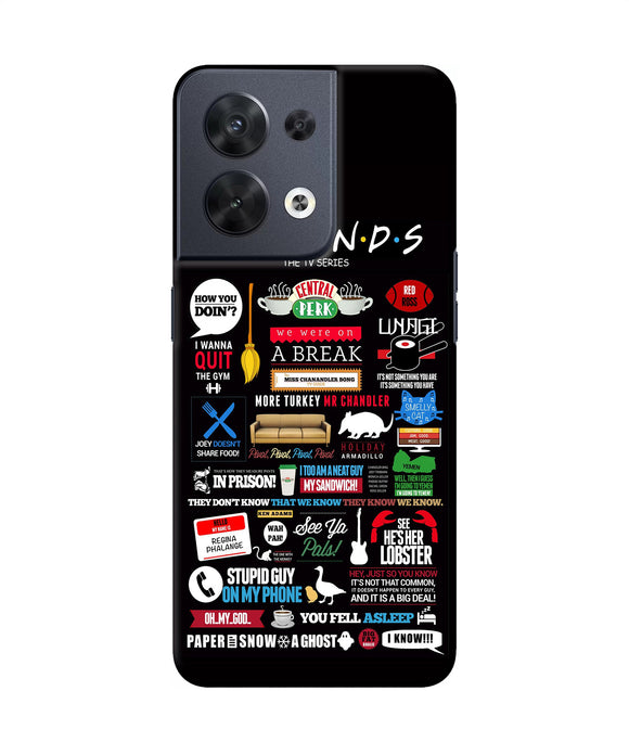 FRIENDS Oppo Reno8 Back Cover
