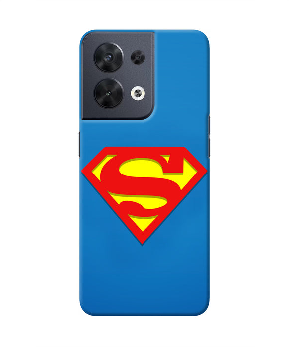Superman Blue Oppo Reno8 Real 4D Back Cover