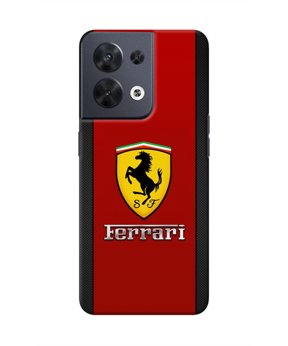 Ferrari Abstract Oppo Reno8 Real 4D Back Cover