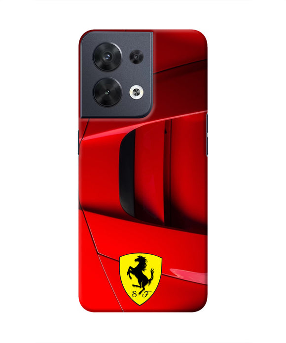 Ferrari Car Oppo Reno8 Real 4D Back Cover