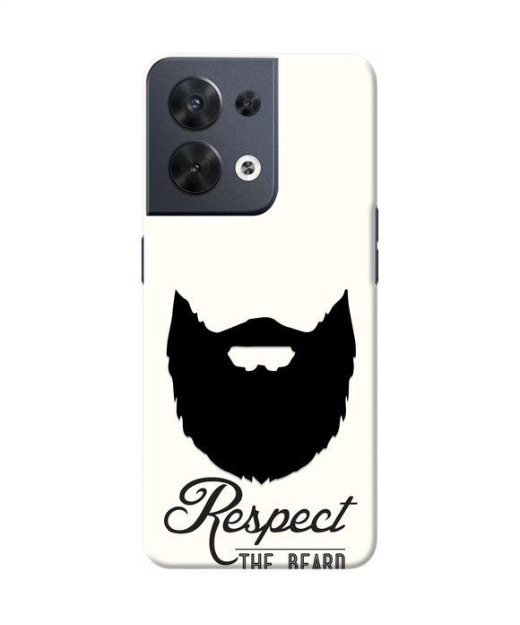 Respect the Beard Oppo Reno8 Real 4D Back Cover