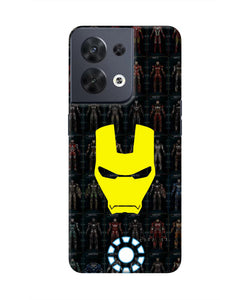 Iron Man Suit Oppo Reno8 Real 4D Back Cover