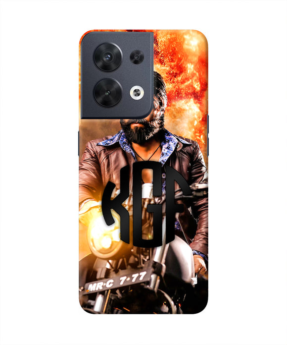 Rocky Bhai on Bike Oppo Reno8 Real 4D Back Cover