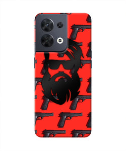 Rocky Bhai Beard Look Oppo Reno8 Real 4D Back Cover