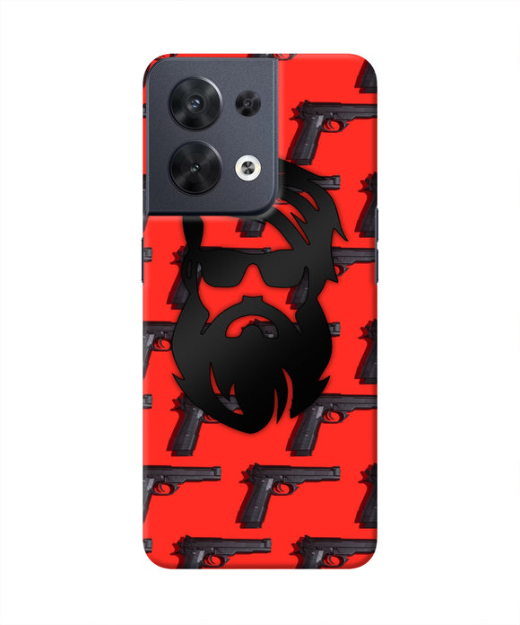 Rocky Bhai Beard Look Oppo Reno8 Real 4D Back Cover