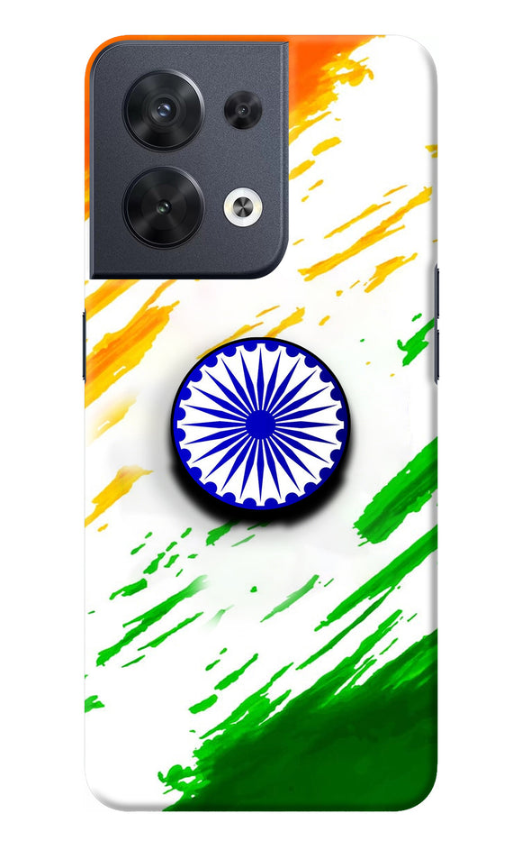 Indian Flag Ashoka Chakra Oppo Reno8 Pop Case