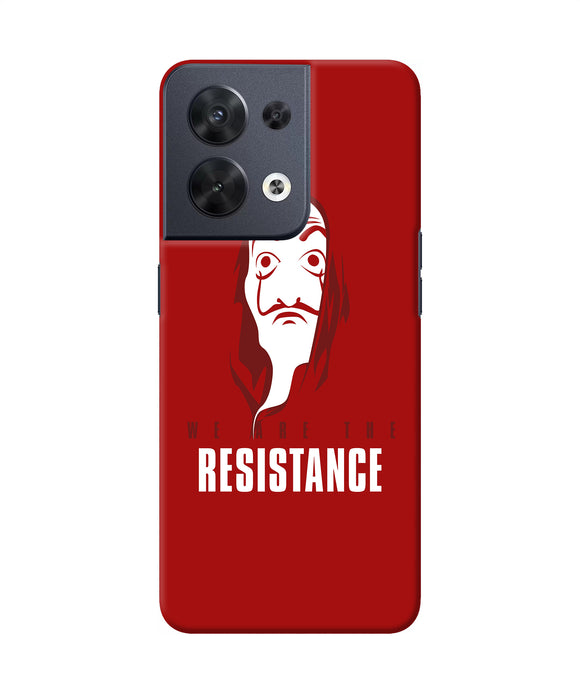 Money Heist Resistance Quote Oppo Reno8 Back Cover