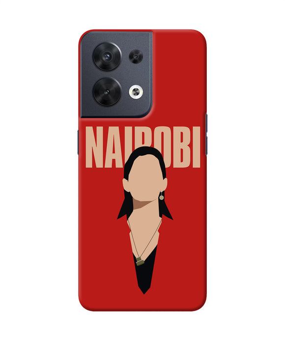 Nairobi Paint Money Heist Oppo Reno8 Back Cover