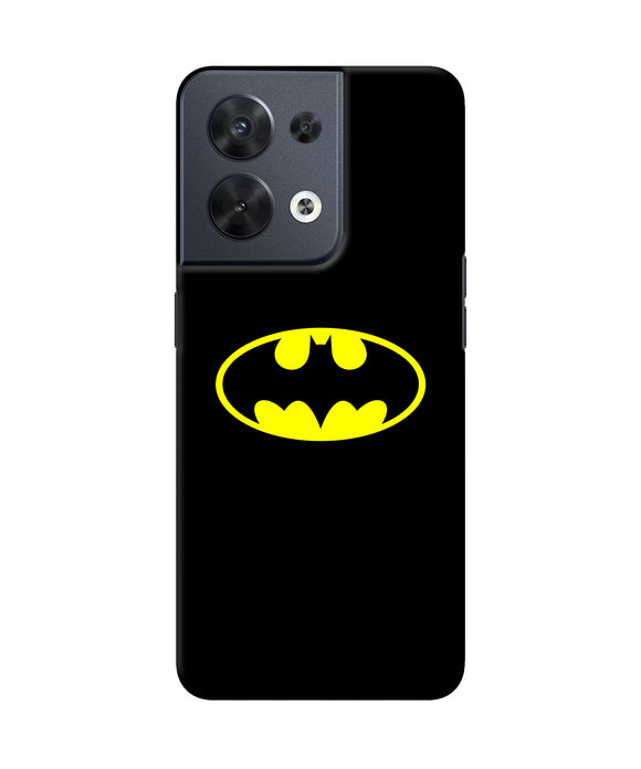 Batman last knight print black Oppo Reno8 Back Cover