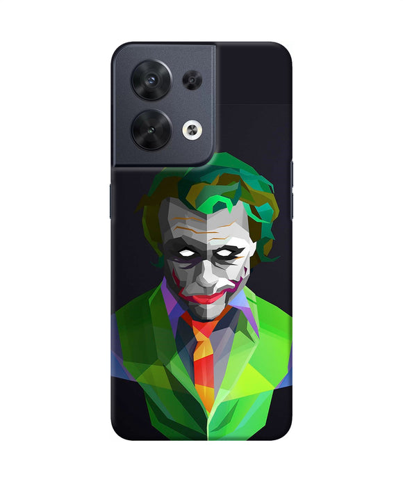 Abstract Joker Oppo Reno8 Back Cover