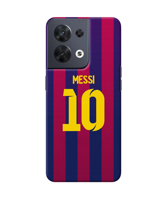 Messi 10 tshirt Oppo Reno8 Back Cover