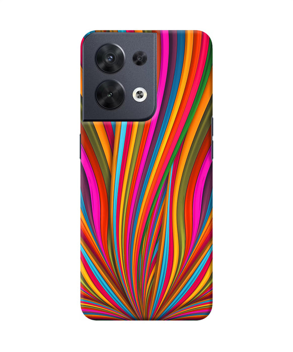Colorful pattern Oppo Reno8 Back Cover