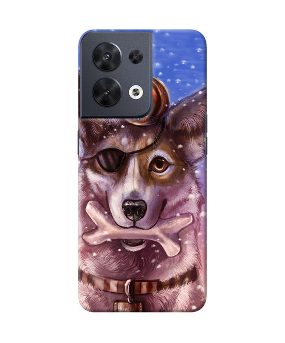 Pirate wolf Oppo Reno8 Back Cover
