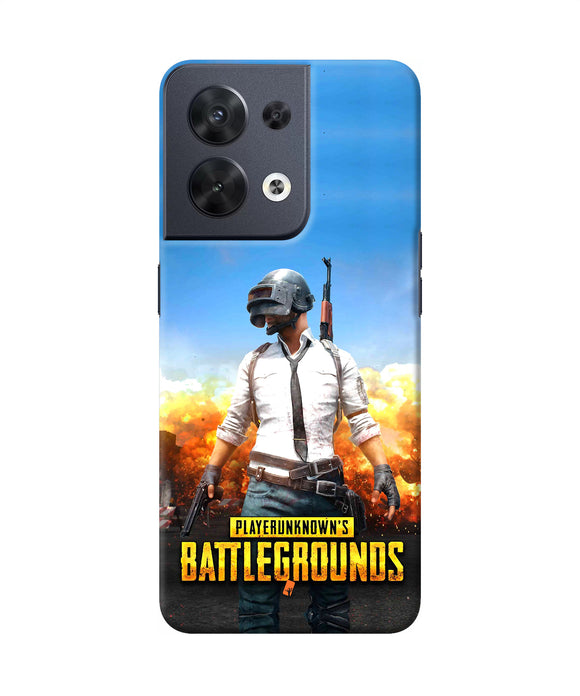 Pubg poster Oppo Reno8 Back Cover