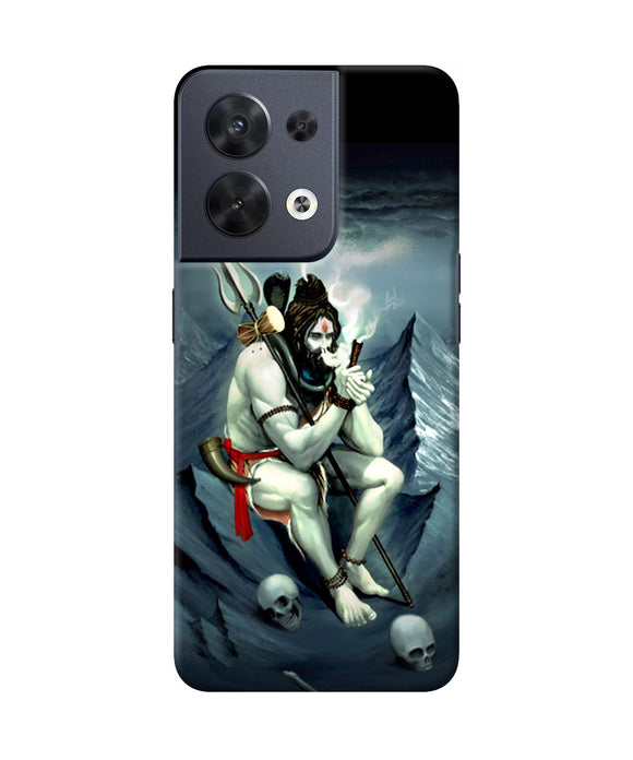 Lord shiva chillum Oppo Reno8 Back Cover