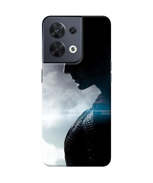 Superman super hero poster Oppo Reno8 Back Cover