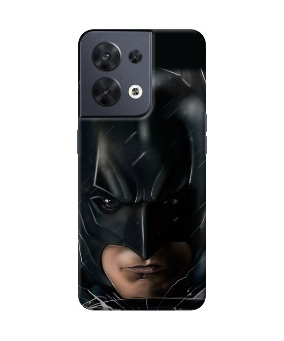Batman black mask Oppo Reno8 Back Cover