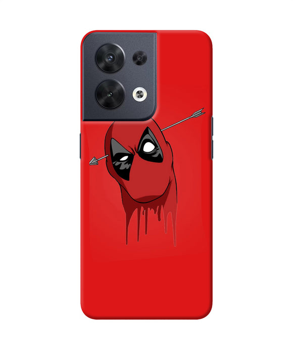 Funny deadpool Oppo Reno8 Back Cover