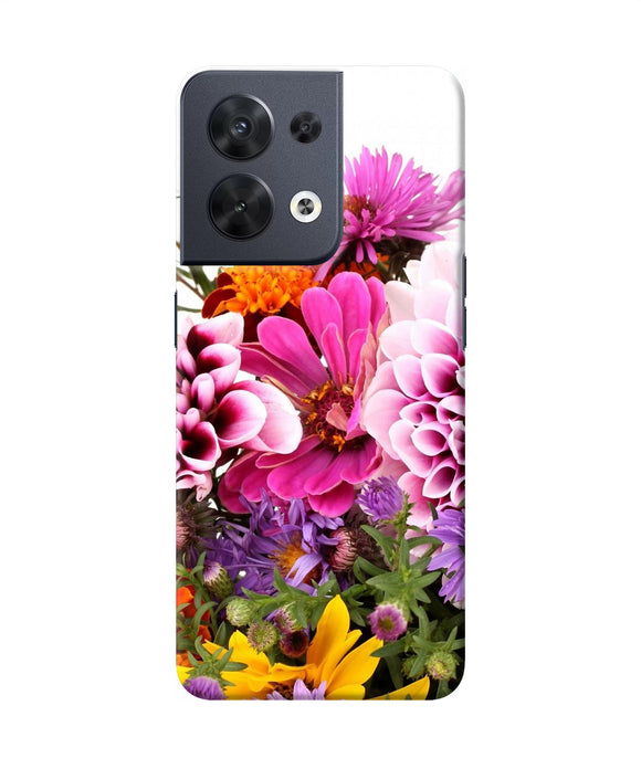 Natural flowers Oppo Reno8 Back Cover