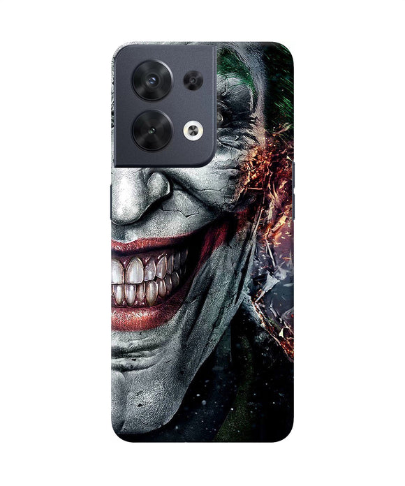Joker half face Oppo Reno8 Back Cover