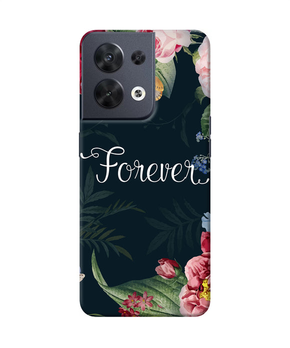 Forever flower Oppo Reno8 Back Cover