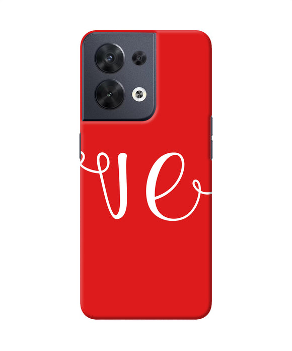 Love two Oppo Reno8 Back Cover