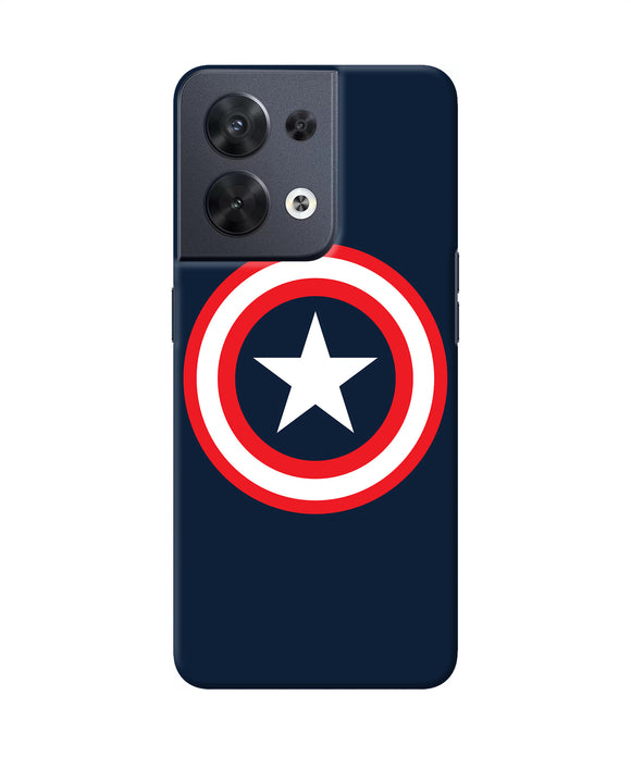 Captain america logo Oppo Reno8 Back Cover