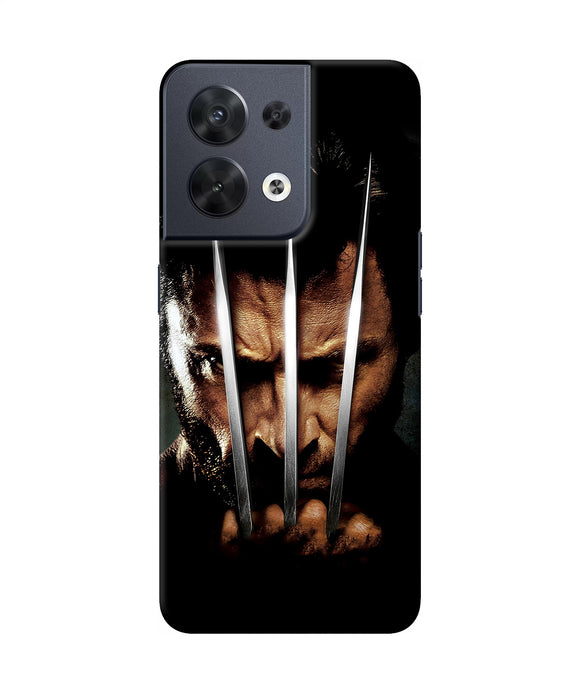 Wolverine poster Oppo Reno8 Back Cover