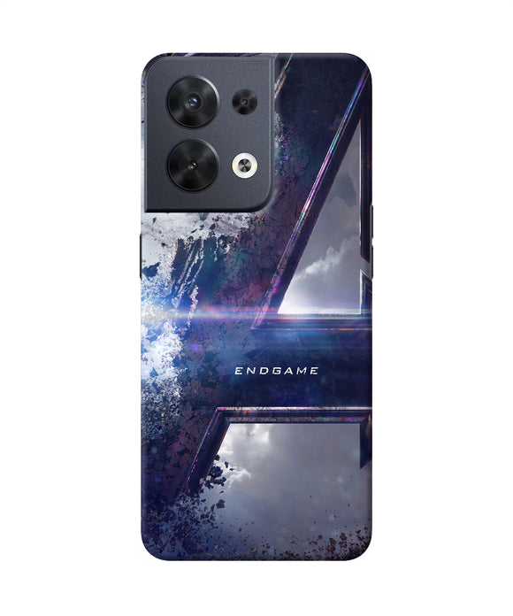 Avengers end game poster Oppo Reno8 Back Cover