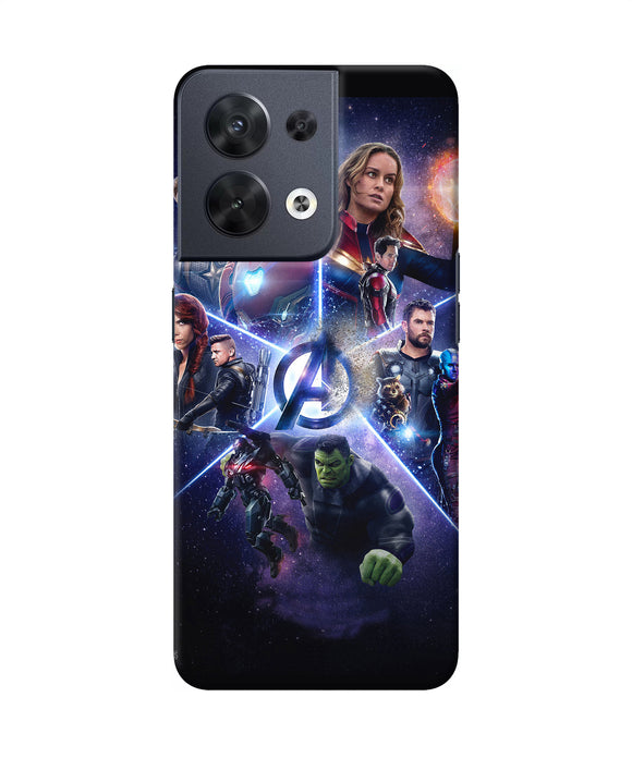 Avengers super hero poster Oppo Reno8 Back Cover