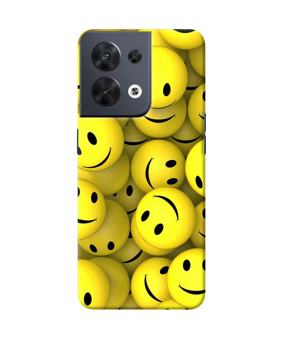 Smiley balls Oppo Reno8 Back Cover