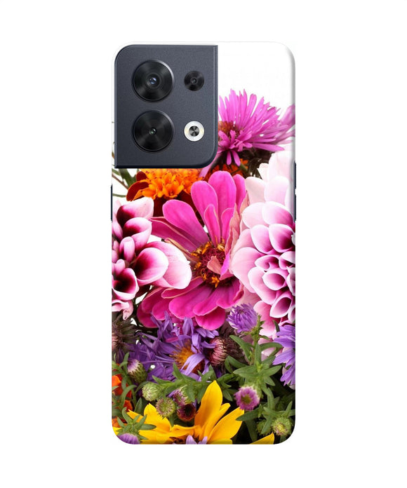 Natural flowers Oppo Reno8 Back Cover