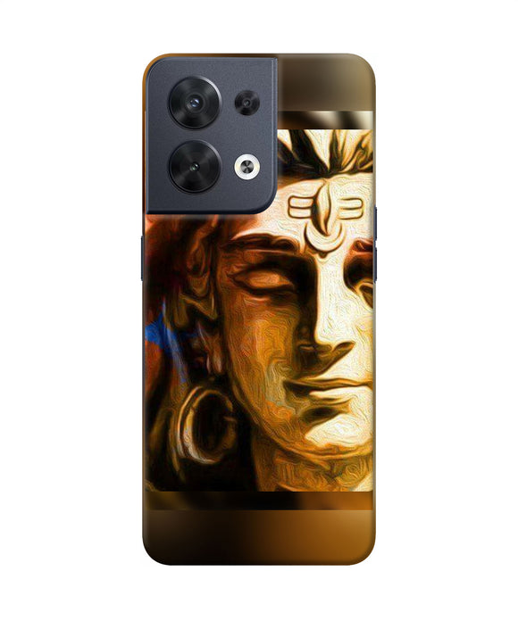 Shiva painting Oppo Reno8 Back Cover