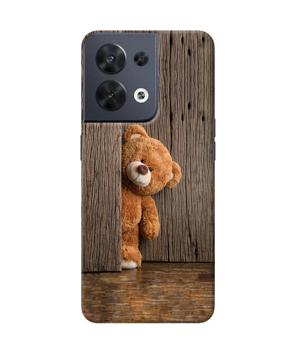 Teddy wooden Oppo Reno8 Back Cover
