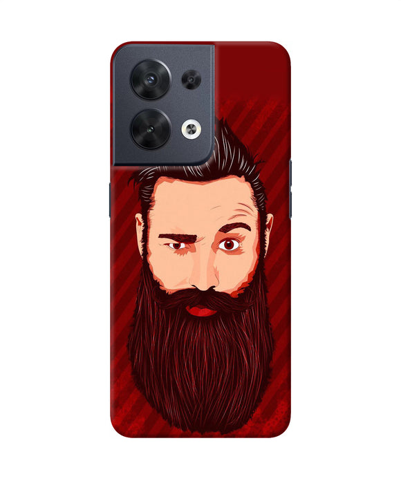 Beardo character Oppo Reno8 Back Cover