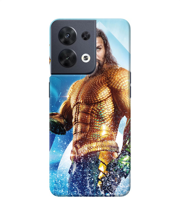 Aquaman water poster Oppo Reno8 Back Cover
