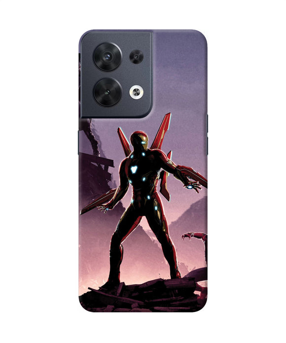 Ironman on planet Oppo Reno8 Back Cover