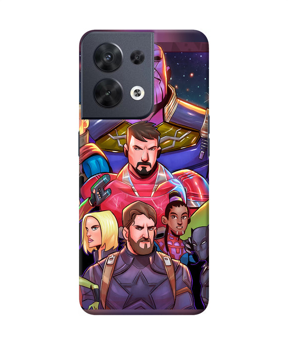 Avengers animate Oppo Reno8 Back Cover