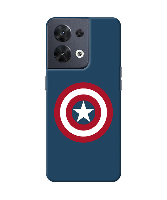 Captain america logo Oppo Reno8 Back Cover