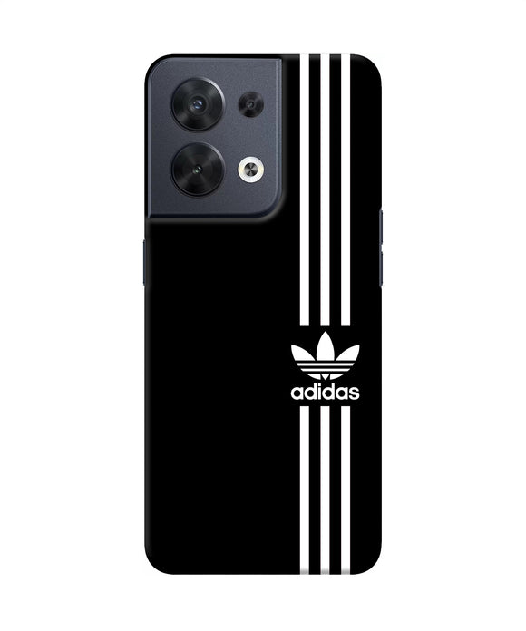 Adidas strips logo Oppo Reno8 Back Cover